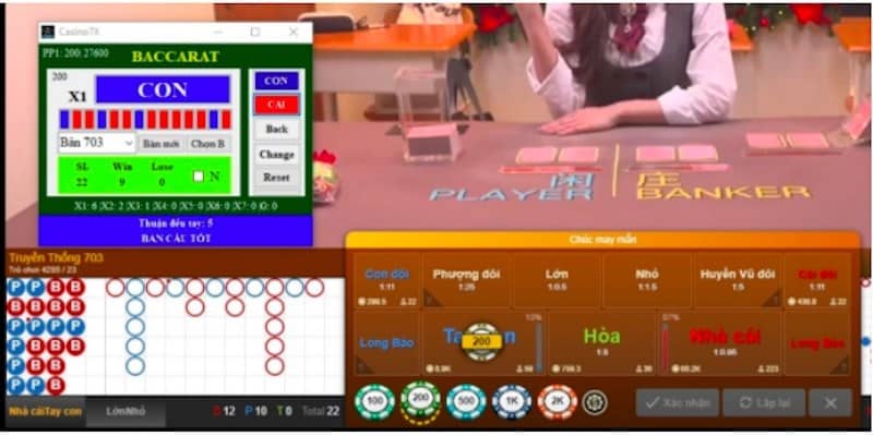 Các điểm lưu ý đáng nhớ khi dùng tool hack trong Baccarat