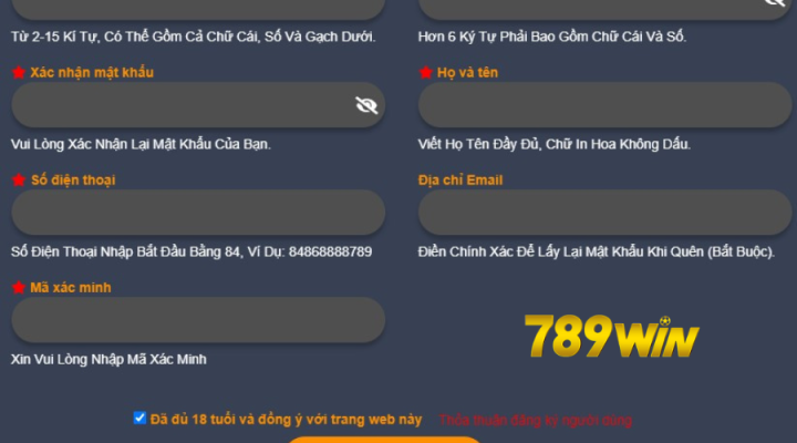 Hướng dẫn đăng ký tại 789win đơn giản